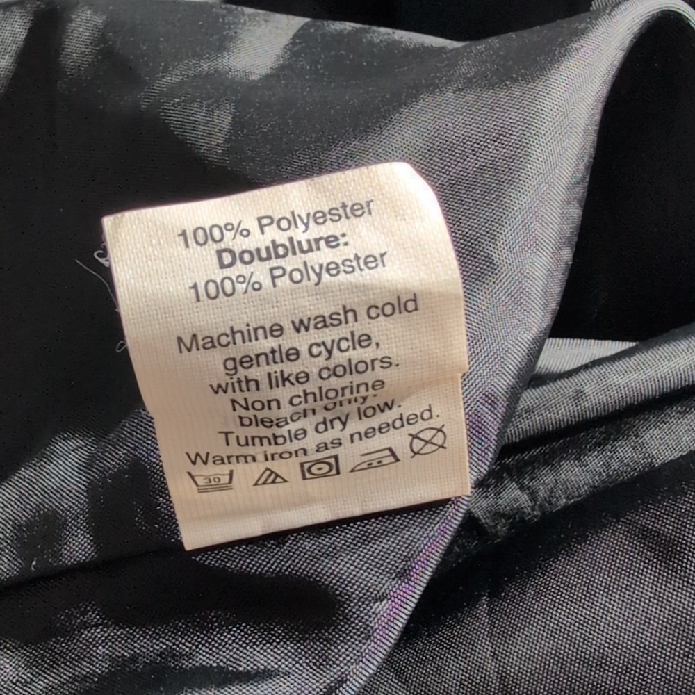 J Crew black Polka Dot dress size 0 - Picture 7 of 7